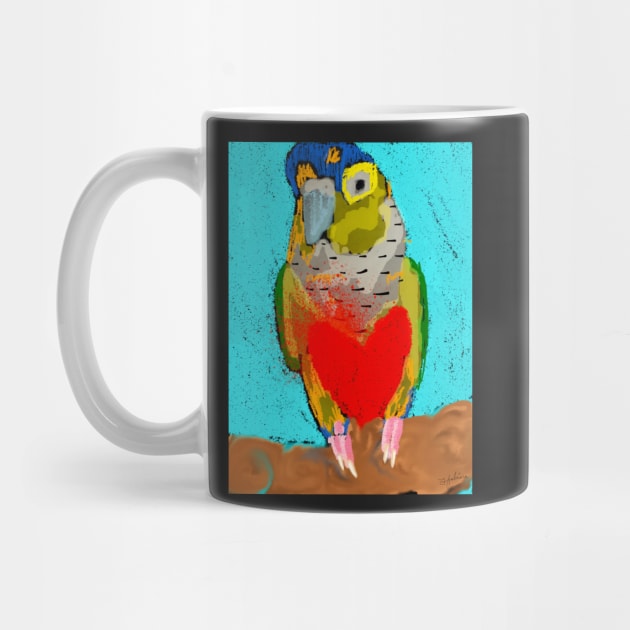 Conure Love Birb ( Bird ) by anuvisculture